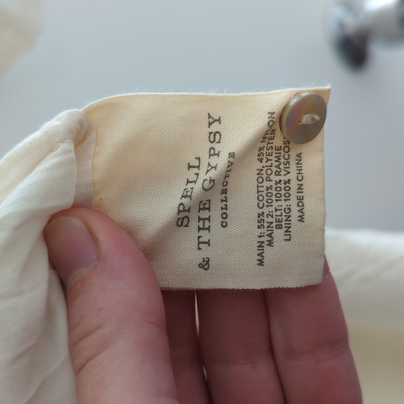 Spell Dawn Lace Belted Midi Dress - Picture 8 of 9